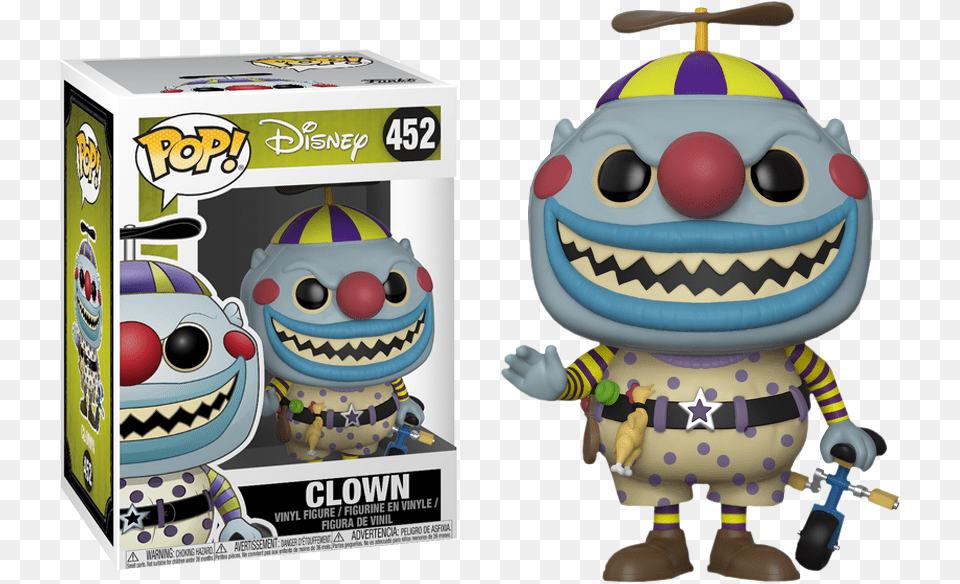 Disney The Nightmare Before Christmas Clown Funko Clown The Nightmare Before Christmas, Plush, Toy, Baby, Person Free Png