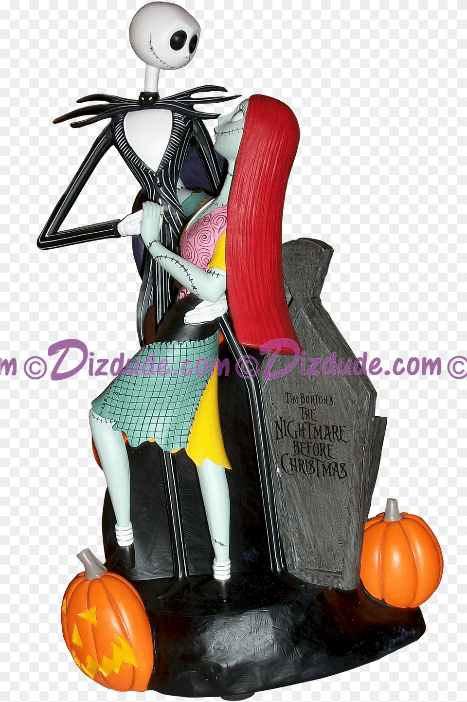 Disney The Nightmare Before Christmas Jack Amp Sally Pumpkin, Figurine, Adult, Female, Person Free Png