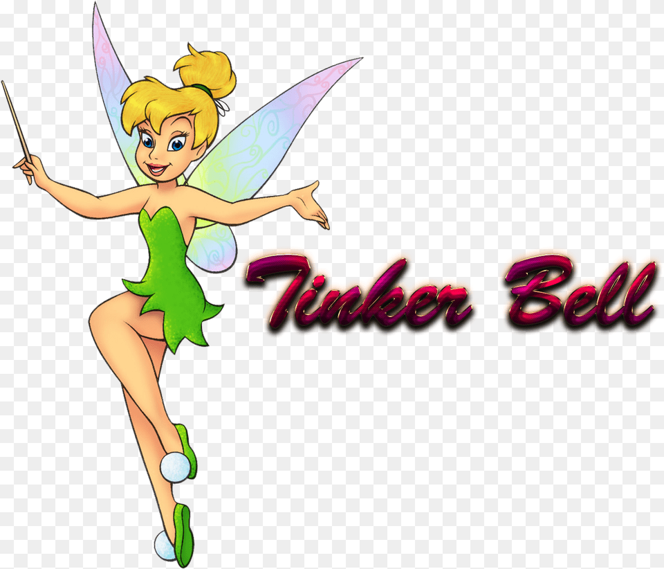 Disney Tinker Bell Clear Background, Person, Book, Comics, Publication Free Transparent Png