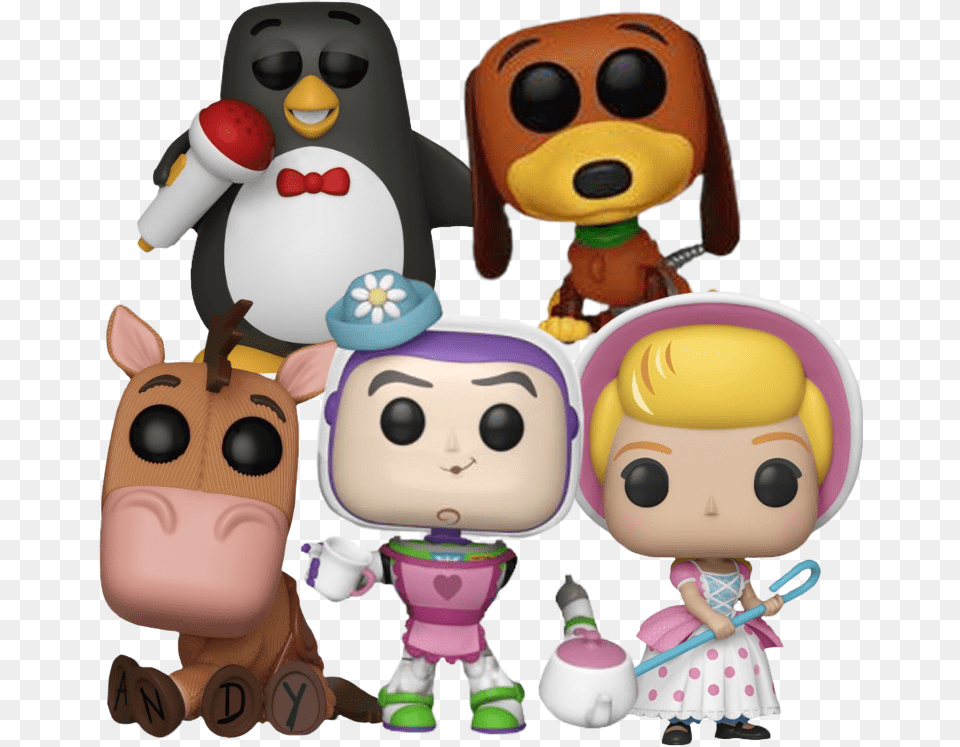 Disney Toy Story Set Of 5 Funko Toy Story, Baby, Person, Face, Head Png