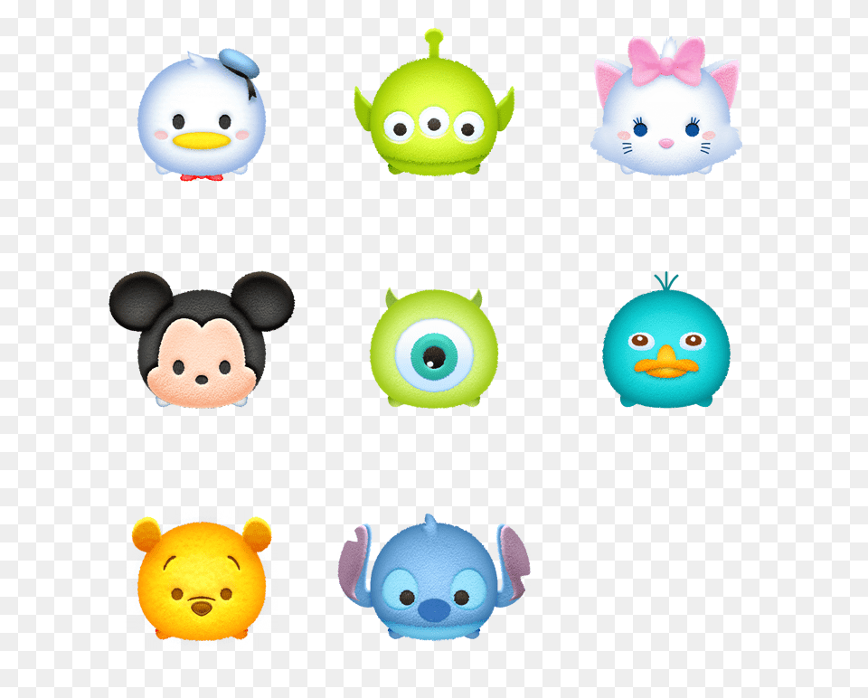 Disney Tsum Tsum Characters, Toy, Plush, Animal, Bear Free Png Download