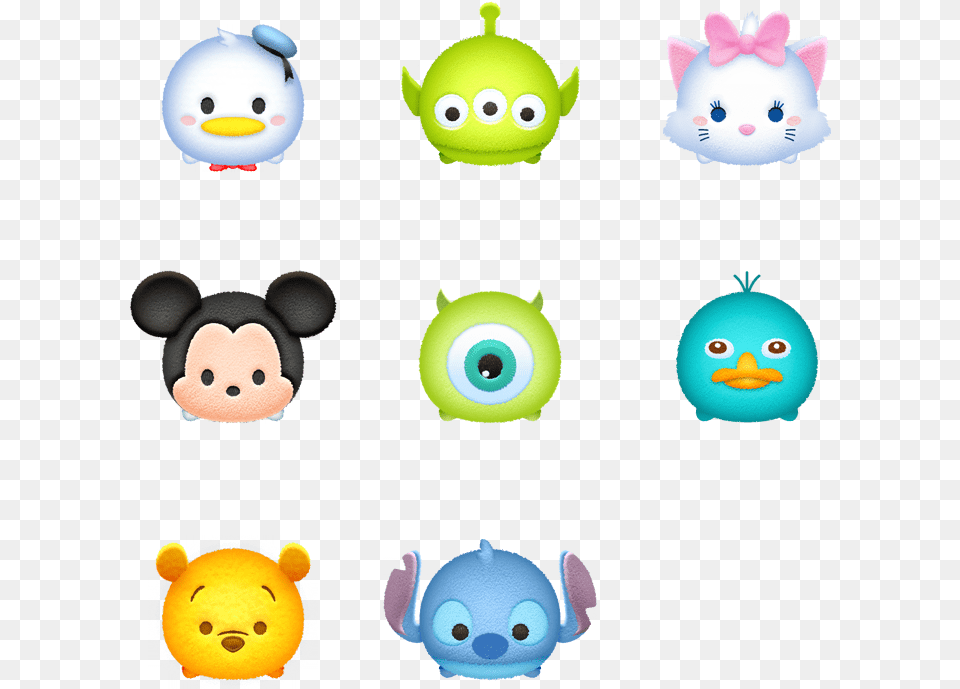 Disney Tsum Tsum Icons, Toy, Plush, Teddy Bear, Animal Free Png