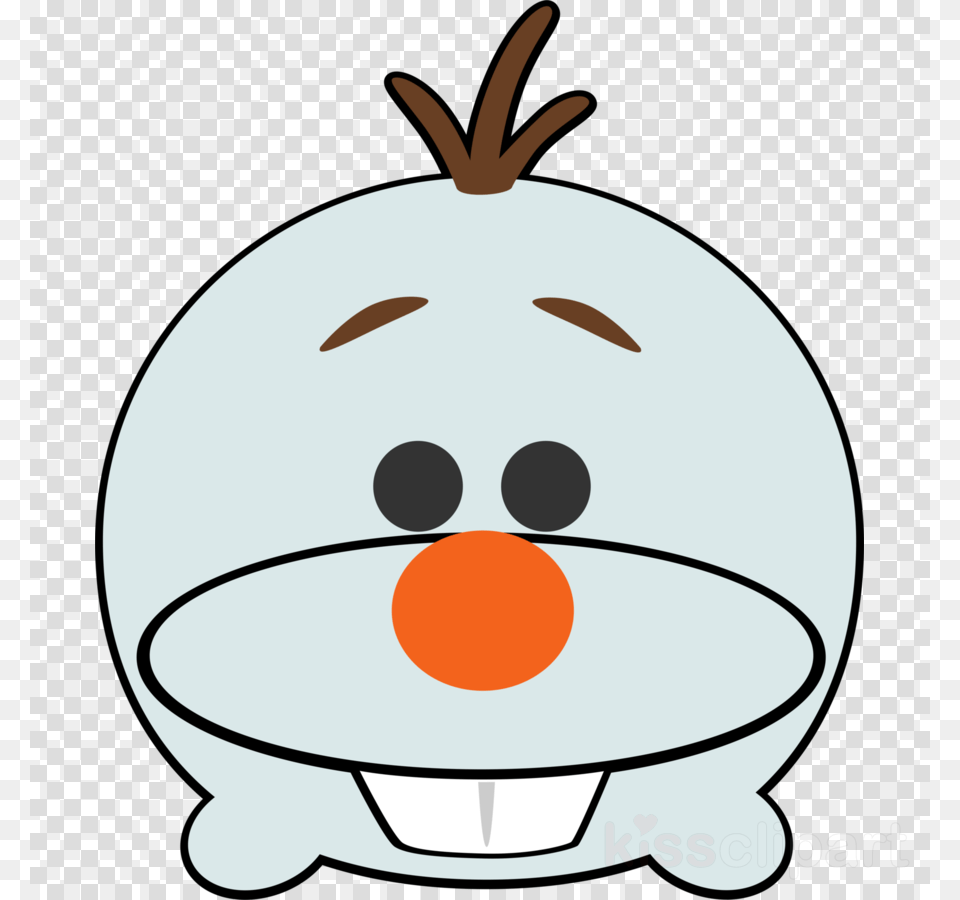 Disney Tsum Tsum Olaf Clipart Olaf Elsa Anna Red Colour, Egg, Food Free Png Download