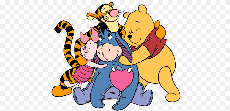 Disney Valentines Day Clip Art Disney Clip Art Galore, Animal, Bear, Mammal, Wildlife Png Image