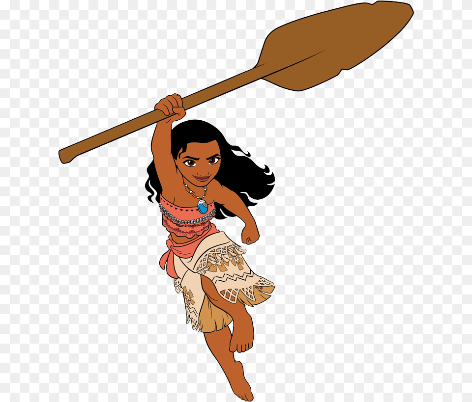 Disney Vector Moana Moana Renders, Paddle, Oars, Person, Adult Free Png