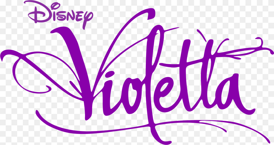 Disney Violetta Logo Violetta Logo, Handwriting, Text, Calligraphy, Animal Png Image