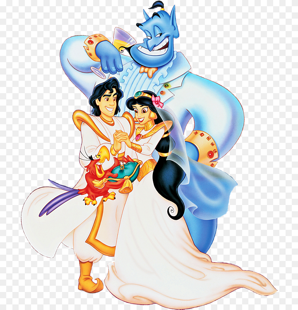 Disney Wedding Jasmine And Aladdin, Publication, Book, Comics, Adult Png Image