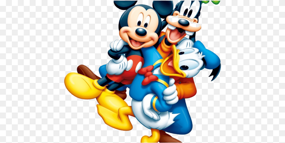 Disney World Characters Clipart Mickey Mouse Mickey Mouse Pato Donald Y Goofy, Toy, Game, Super Mario Png
