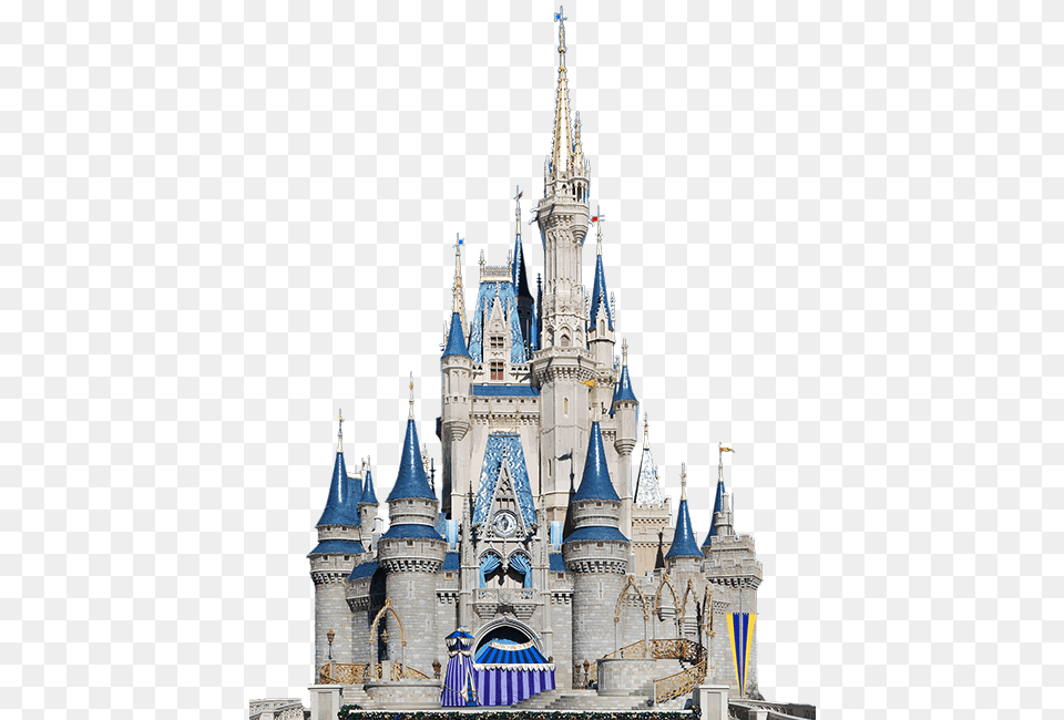 Disney World Cinderella Castle, Tower, Spire, Church, Cathedral Png Image