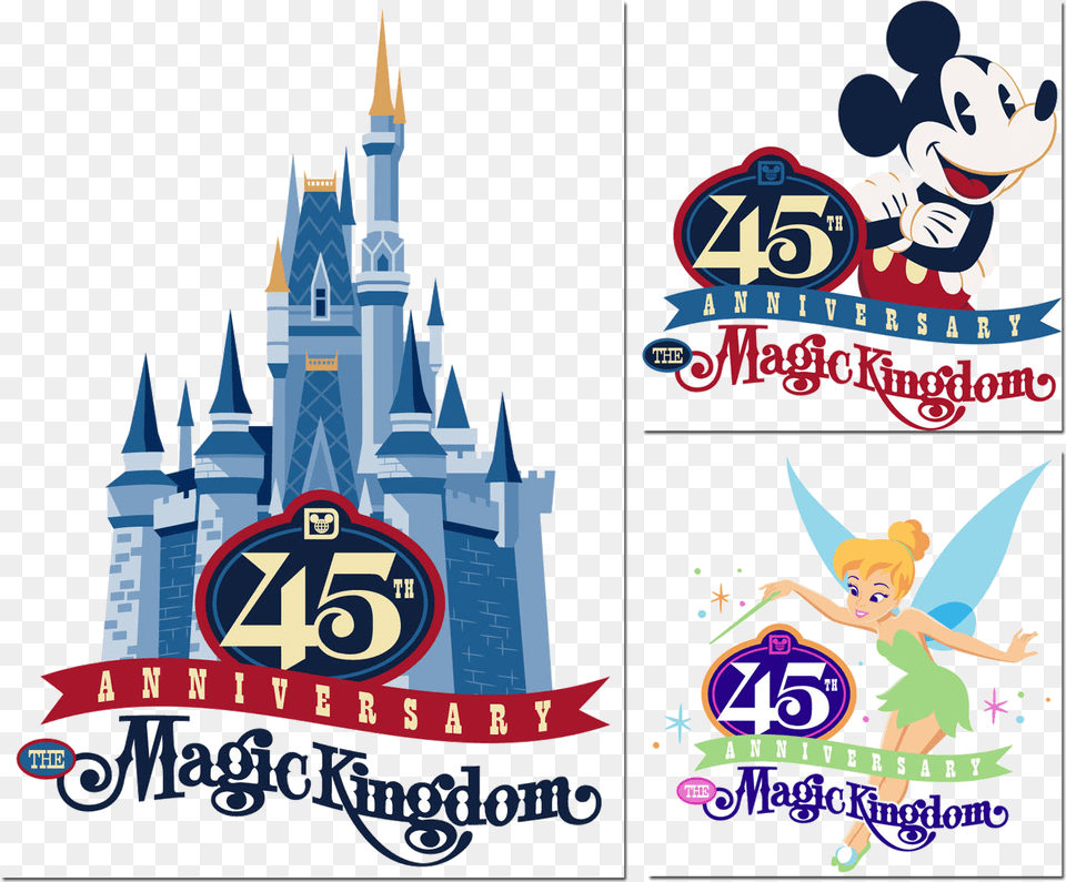 Disney World Clipart Cliparts Images On Magic Kingdom Mk Disney, Advertisement, Poster, Baby, Person Free Png Download