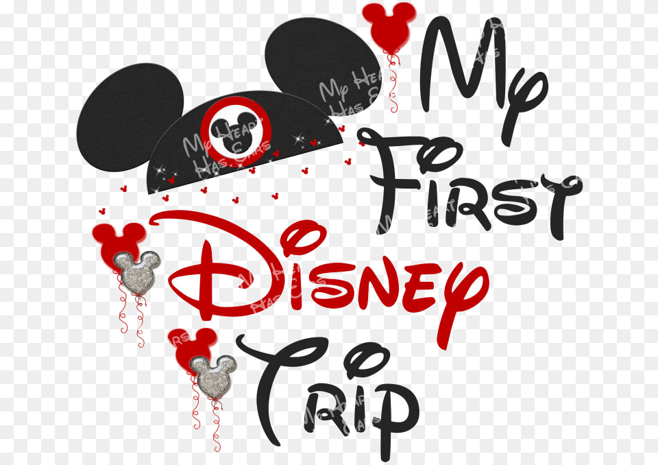 Disney World Clipart Mother And Daughter Trip My First Disneyland Trip 2017, Text Free Png