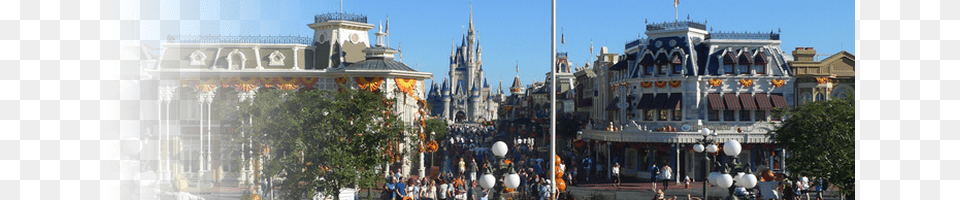 Disney World Disney World Cinderella Castle, City, Urban, Landscape, Metropolis Free Png Download