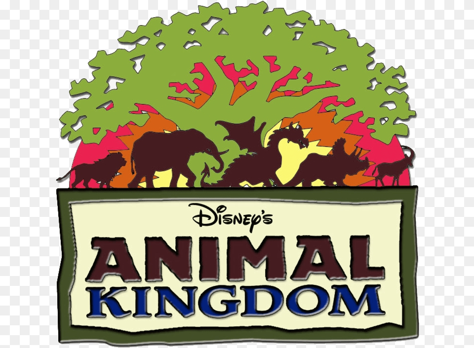 Disney World Disneys Animal Kingdom Clipart Logo Disney Animal Kingdom 2018, Zoo, Book, Publication, Comics Free Transparent Png