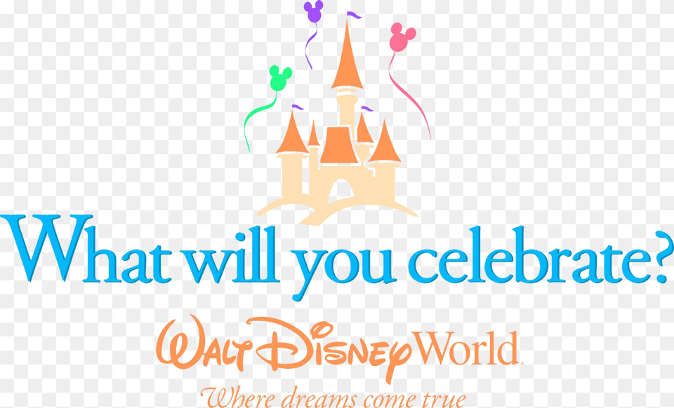 Disney World Logo Clipart Disney World Celebrate You, Clothing, Hat, Advertisement, Art Png Image