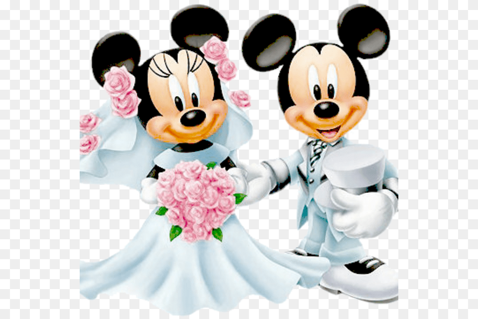 Disney World Mickey Mouse Minnie Mouse Wedding, Person, People, Figurine, Adult Png Image