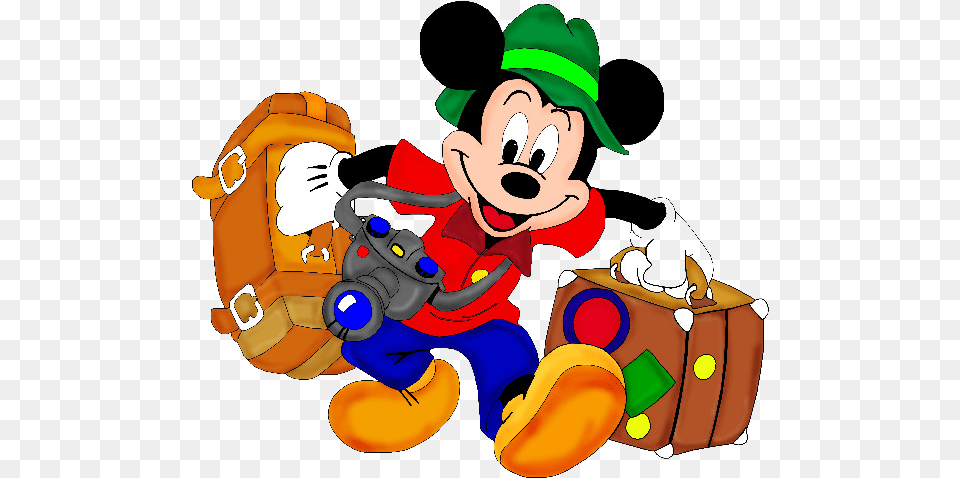 Disney World Walt Vacation Family Clip Art Cliparts Disney Characters On Vacation, Baby, Person Free Png