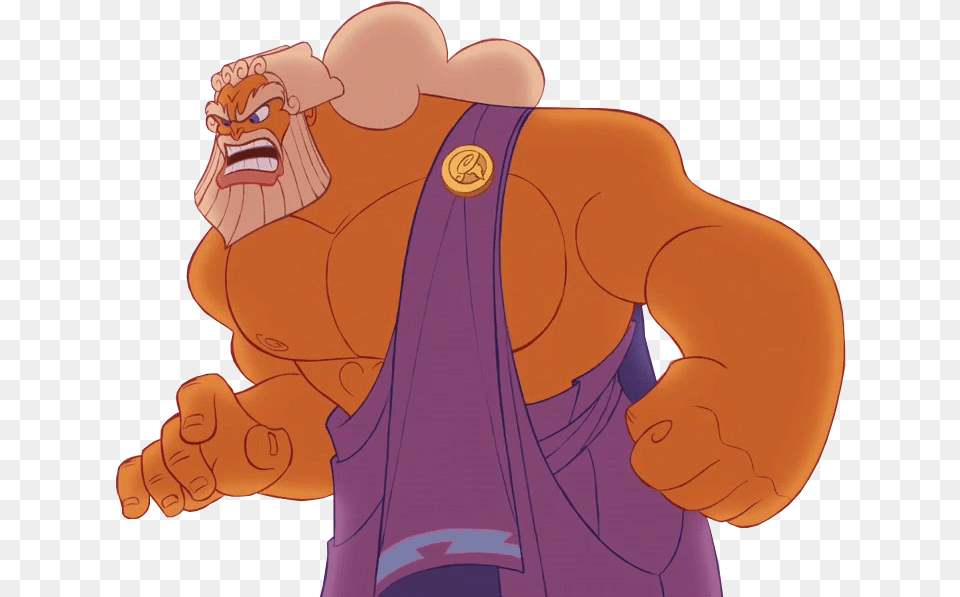 Disney Zeus, Cartoon, Adult, Male, Man Free Png Download