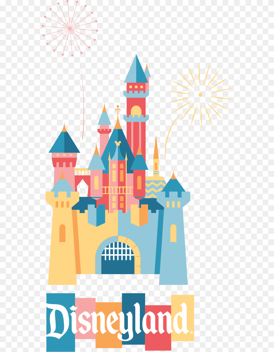 Disneyland, Architecture, Building, Castle, Fortress Free Transparent Png