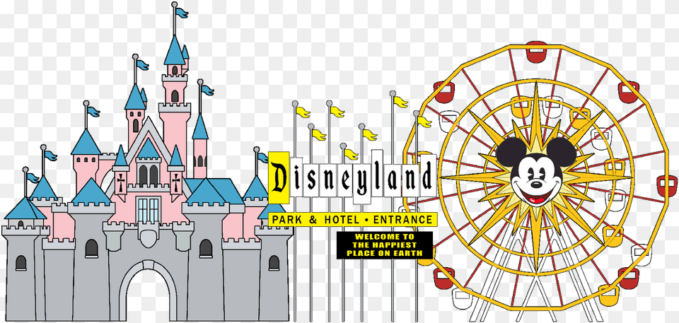Disneyland California Re P Sleeping Beauty Castle Clipart, Machine, Wheel, Amusement Park, Fun Free Png