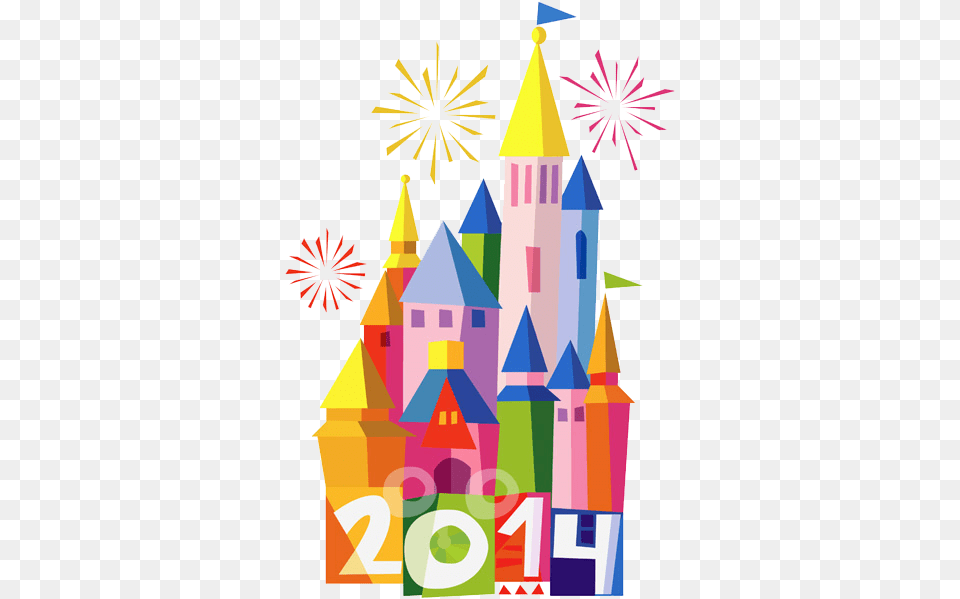 Disneyland Castle Clipart Disney World 2014, Neighborhood, Art, Graphics, Clothing Free Png