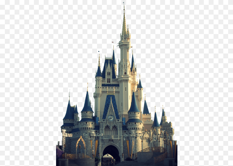 Disneyland Castle Florida Disney World Castle, Tower, Architecture, Building, Cathedral Free Png Download