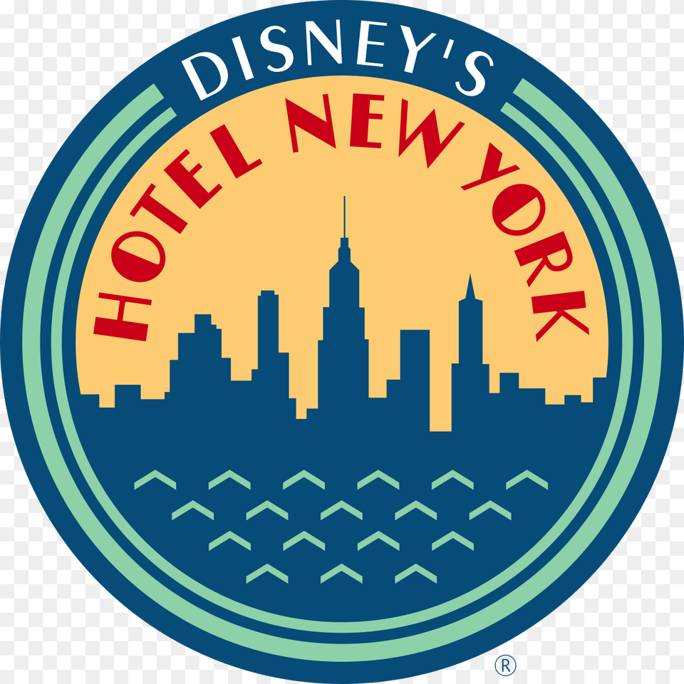 Disneyland Hotel New York Logo, Disk, Architecture, Building, Factory Png