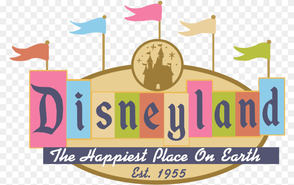 Disneyland Logo Disneyland, Machine, Wheel, Animal, Bird Free Png Download