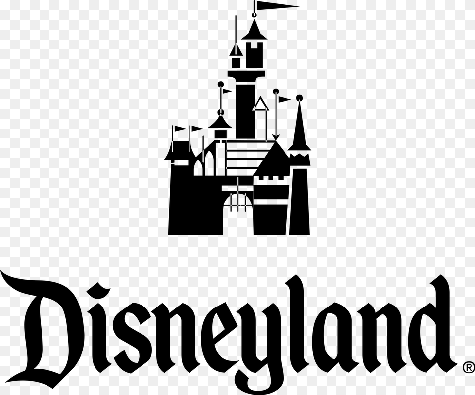 Disneyland Logo Disneyland Logo Vector, Gray Free Png