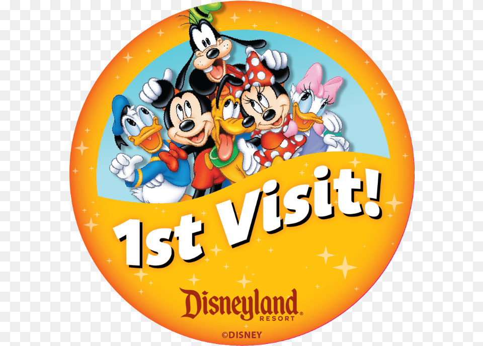 Disneyland Todayverified Account Disneyland Paris First Time Badge, Baby, Person, Face, Head Png Image