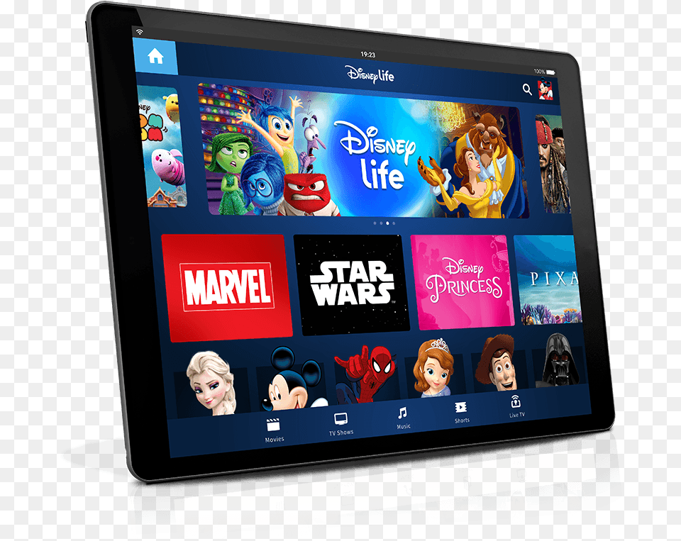 Disneylife App, Computer, Electronics, Tablet Computer, Person Free Transparent Png