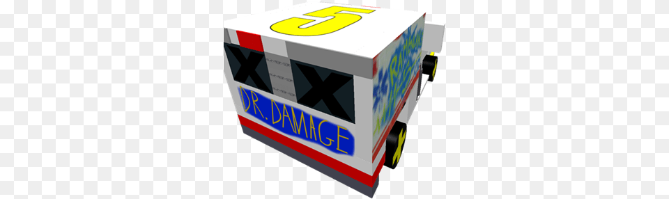 Disneypixar Cars 3 Dr Damage Roblox Language, Box, Transportation, Van, Vehicle Png