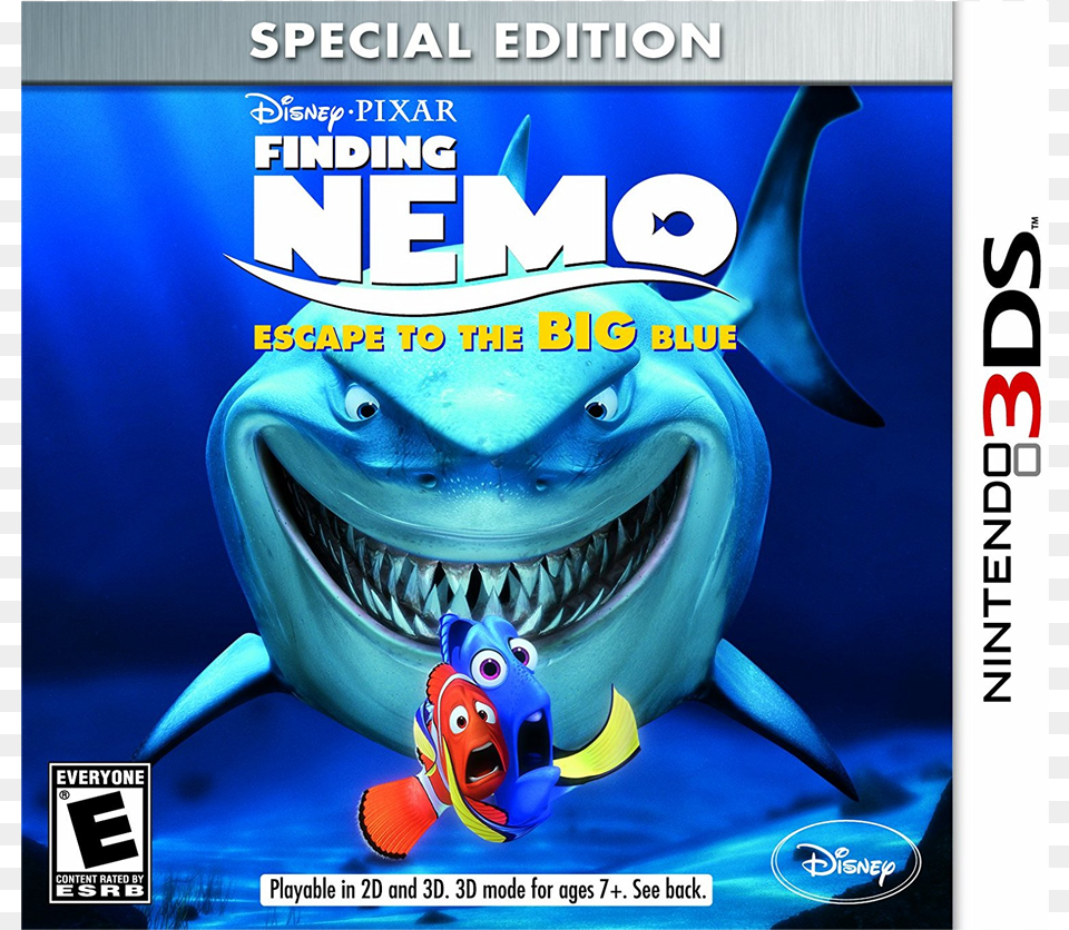 Disneypixar Finding Nemo Finding Nemo Escape To The Big Blue Special Edition, Animal, Fish, Sea Life, Shark Free Png Download