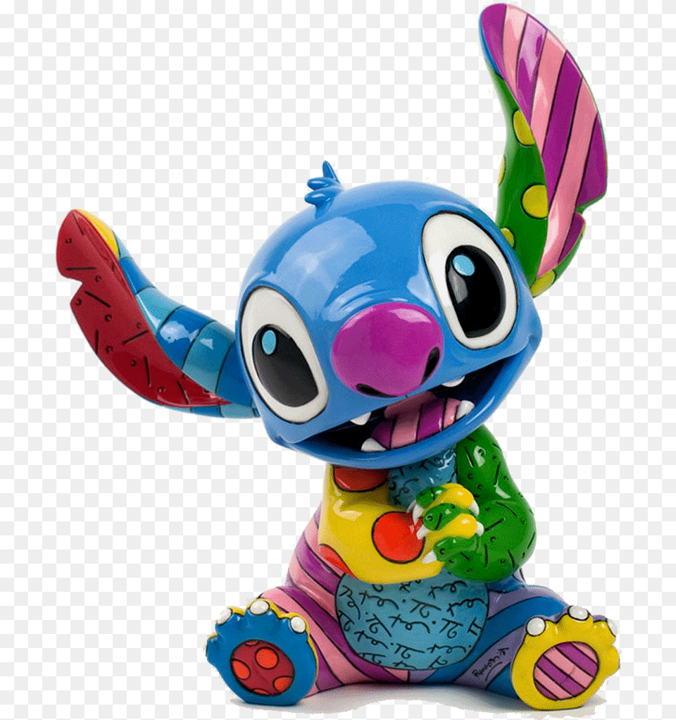 Disneyquots Stitch Pop Art Figurine Romero Britto Disney Stitch, Toy Free Transparent Png