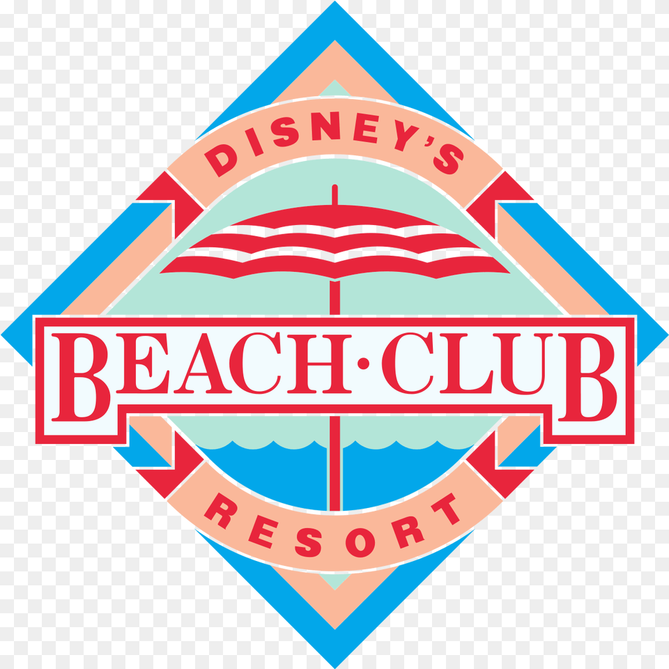 Disneys Beach Club Resort Wdw Beach Club Logo, Badge, Symbol, Dynamite, Weapon Png
