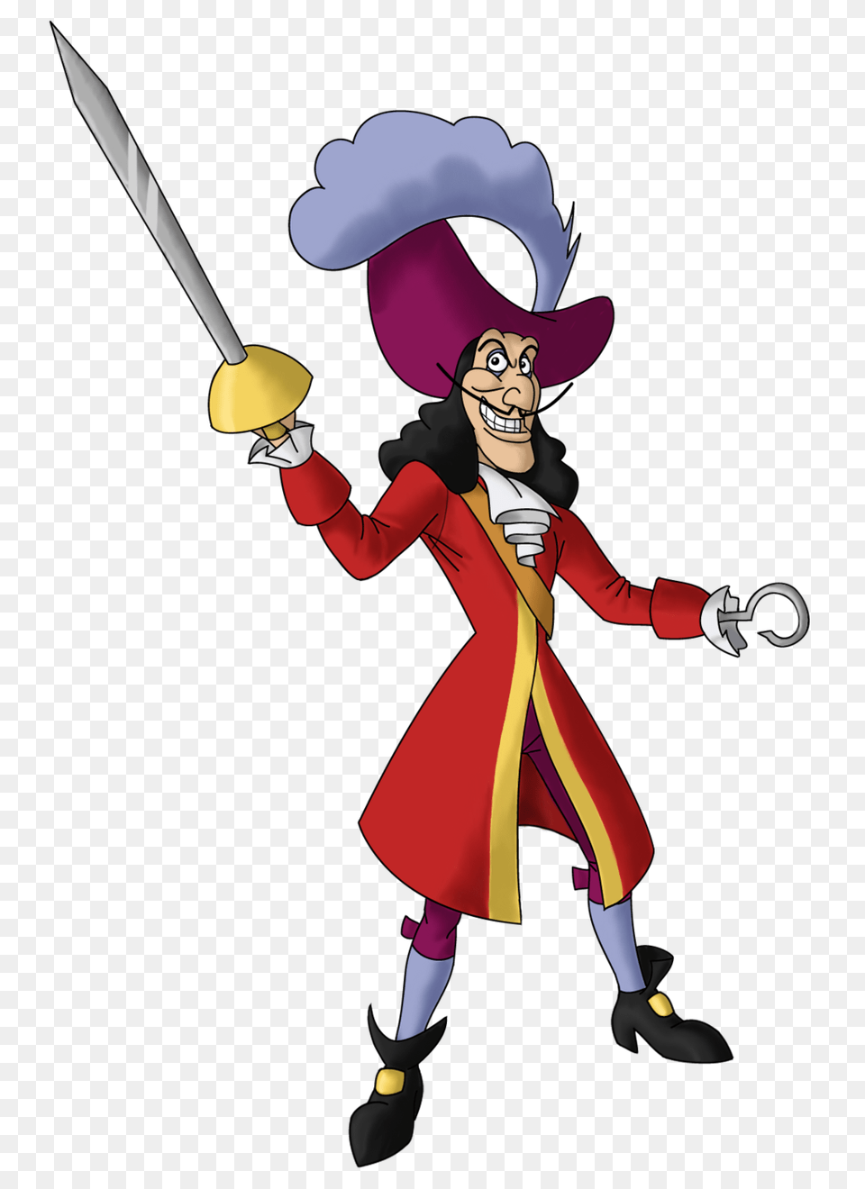 Disneys Captain Hook, Adult, Person, Woman, Female Free Png