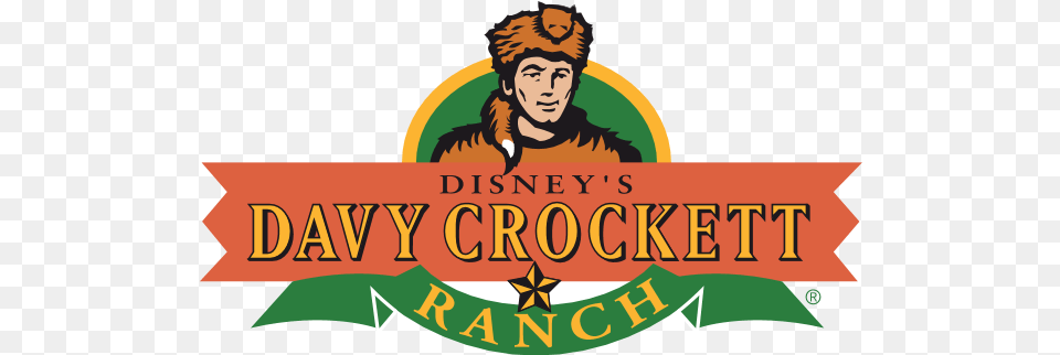 Disneys Davy Crockett Ranch Logo Fine Arts Museum Basel, Adult, Male, Man, Person Free Png Download