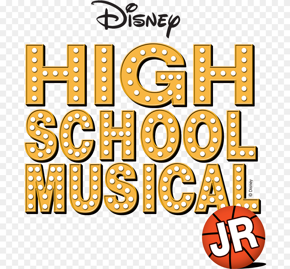 Disneys High School Musical Jr High School Musical Jr Logo, Text, Number, Symbol, Blackboard Png