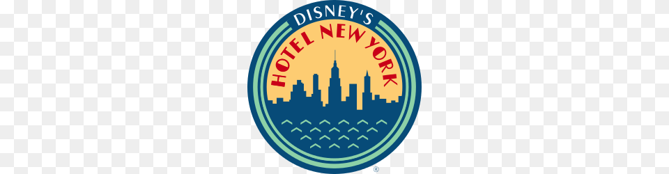 Disneys Hotel New York, Logo, Disk, Architecture, Building Free Png Download