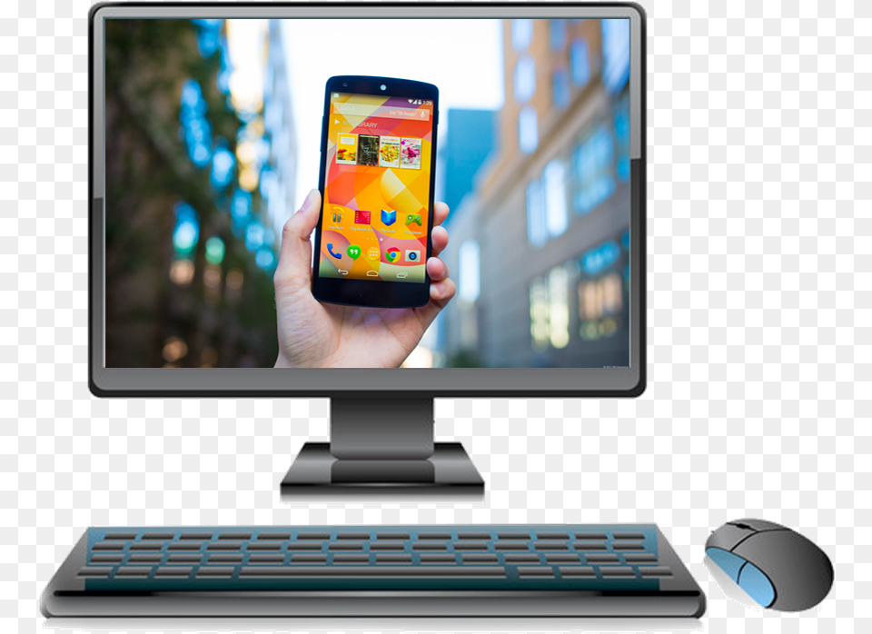 Display Android Screen On Pc Mobile Screen On Pc, Computer, Phone, Mobile Phone, Hardware Free Png