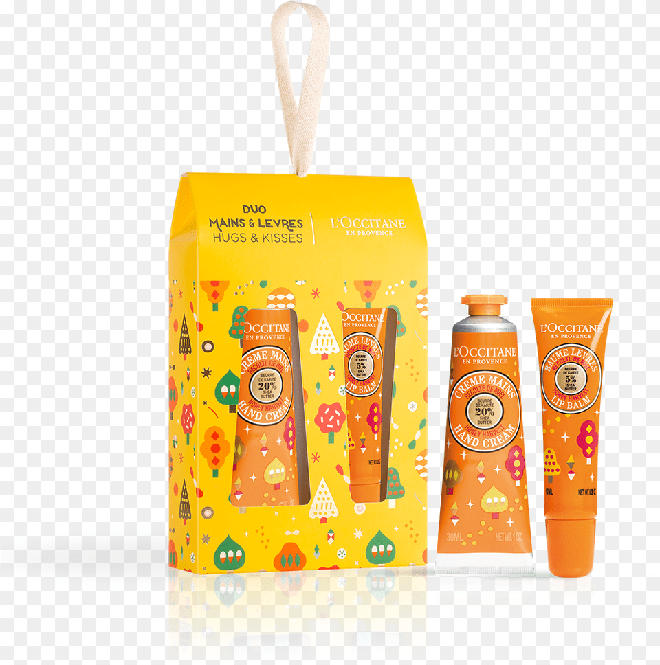 Display View 11 Of Honey Harvest Hugs Amp Kisses L Occitane Hugs And Kisses Gift Set, Bottle, Cosmetics, Sunscreen, Lotion Png Image