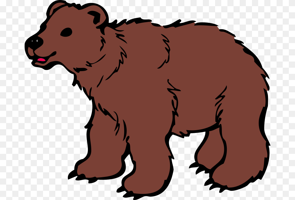 Displaying Brown Bear Clipart Clipartmonk, Person, Animal, Wildlife, Brown Bear Free Png
