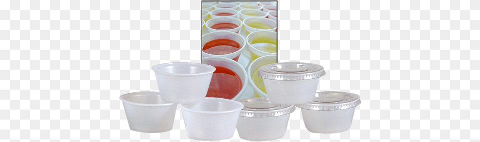 Disposable 2oz Jello Shot Cups Jello Shots Cup Lids, Bowl, Food, Ketchup, Plastic Free Png