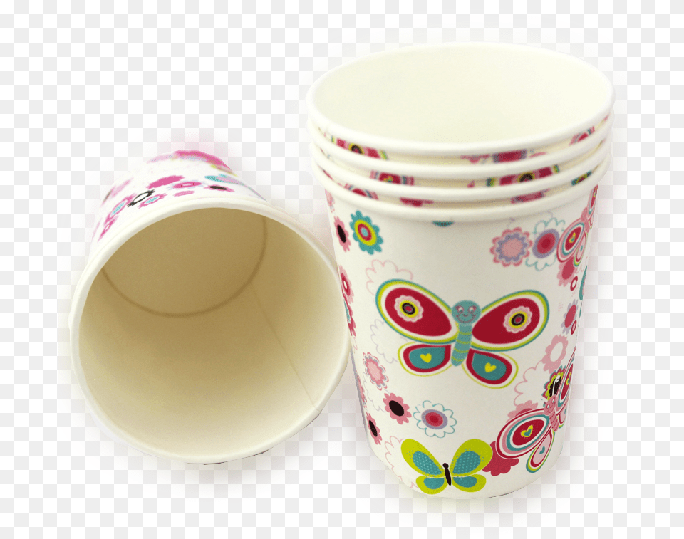 Disposable Costa Coffee Paper Cup Flowerpot, Art, Porcelain, Pottery, Beverage Png Image