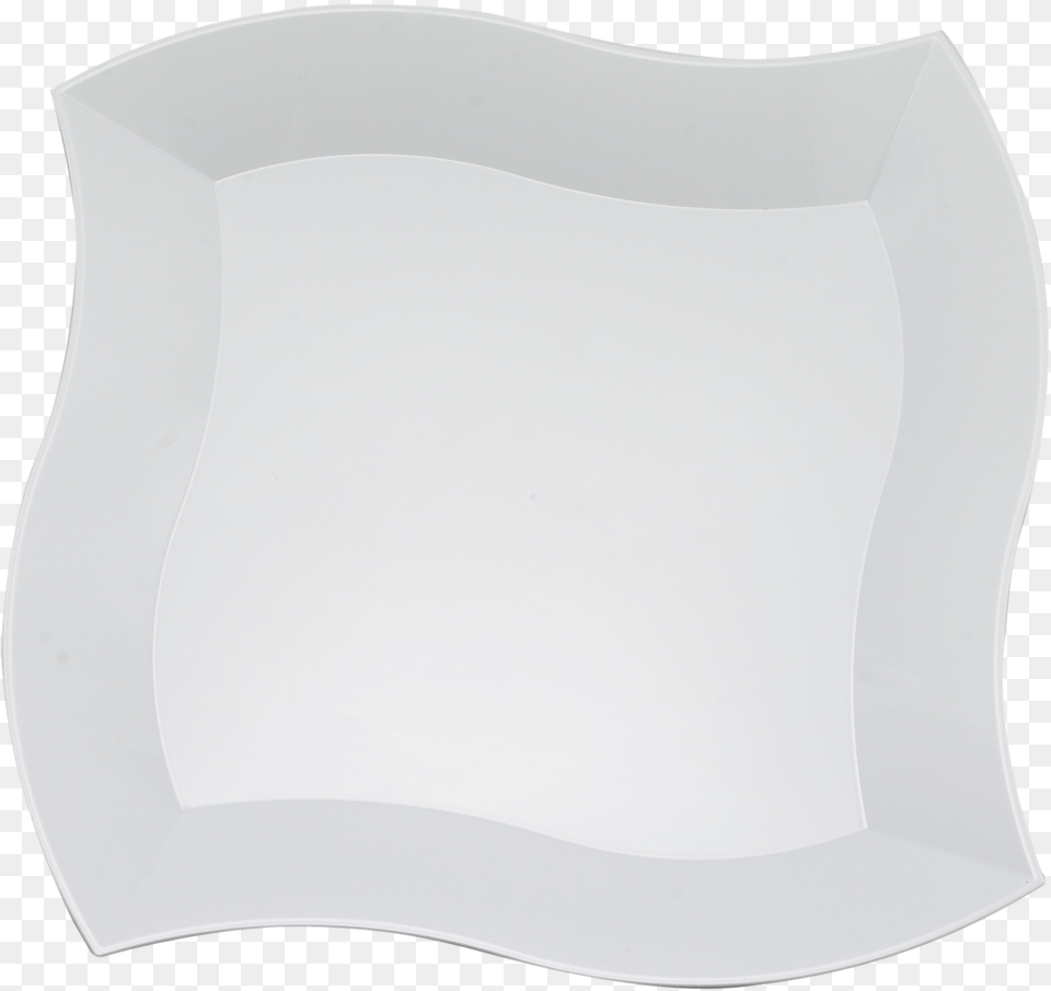 Disposable White Plastic Wave, Plate, Art, Porcelain, Pottery Free Transparent Png