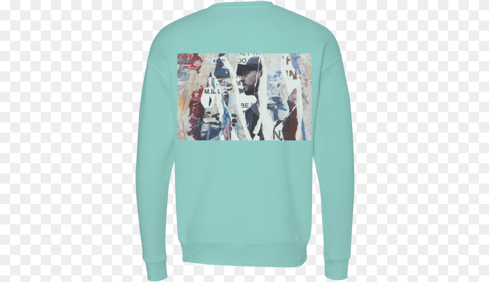 Disrupted Pullover Crewneck Mike Shinoda Post Traumatic Art, Sweatshirt, Sweater, Sleeve, Long Sleeve Free Png Download