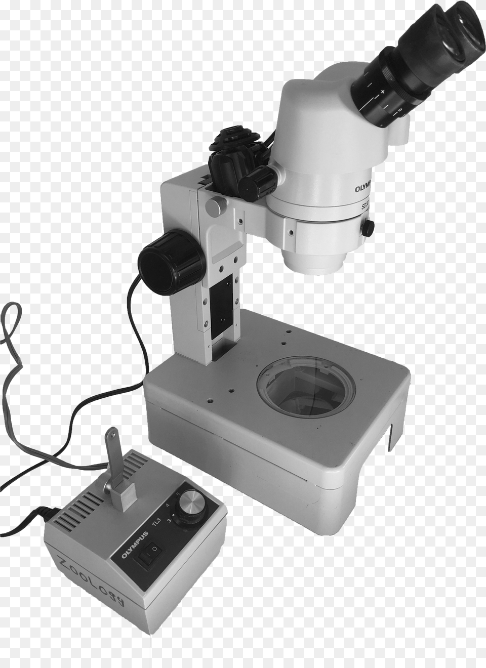 Dissecting Microscope And Light Light Source On A Dissecting Microscope Png