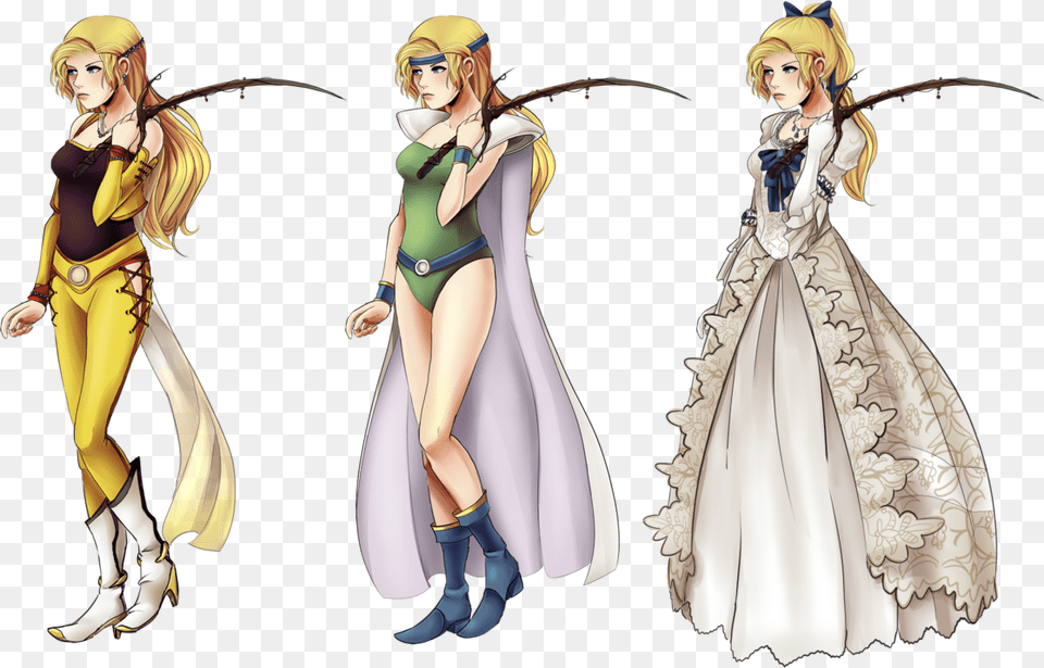 Dissidia Celes By Scarletify Image Royalty Celes Ffvi, Book, Publication, Comics, Adult Free Png Download