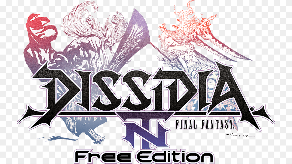Dissidia Final Fantasy Nt Edition, Advertisement, Book, Poster, Publication Free Png Download