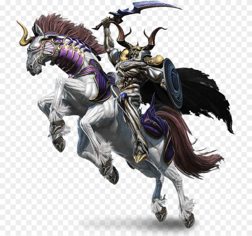Dissidia Final Fantasy Nt Odin, Person, Knight, Animal, Horse Free Transparent Png