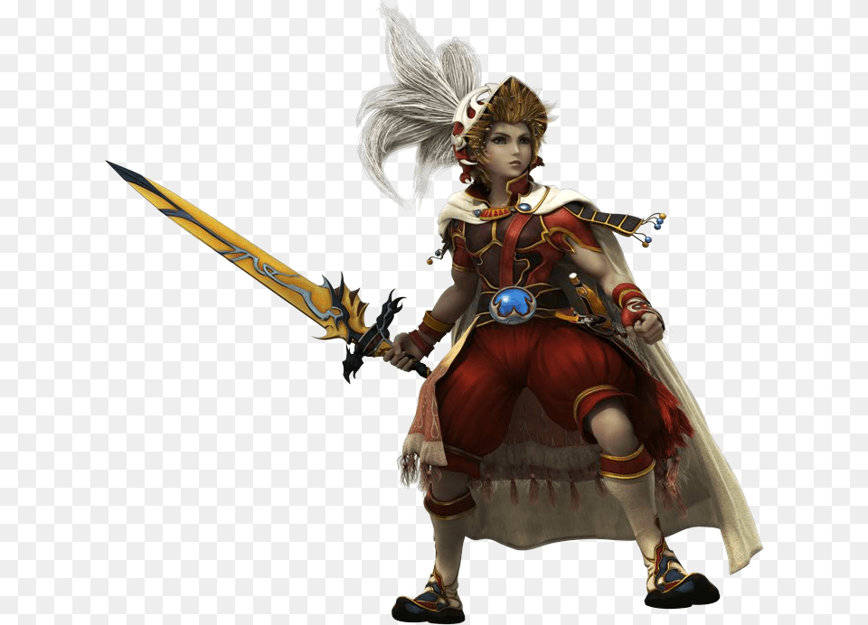 Dissidia Final Fantasy Universal Tuning, Clothing, Costume, Person, Weapon Free Transparent Png